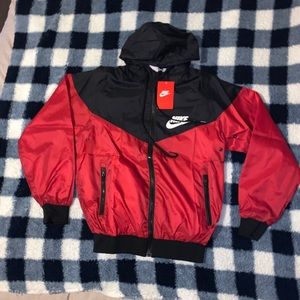 Red Nike Windbreaker